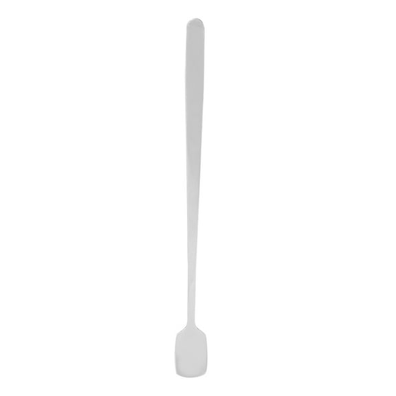 Multifunction Stainless Steel Bartender Mixing Spoon Reusable Long Handle Spoon Long Candle Stirring Spoon for Coffee Tea Wax Candle Square Spoon