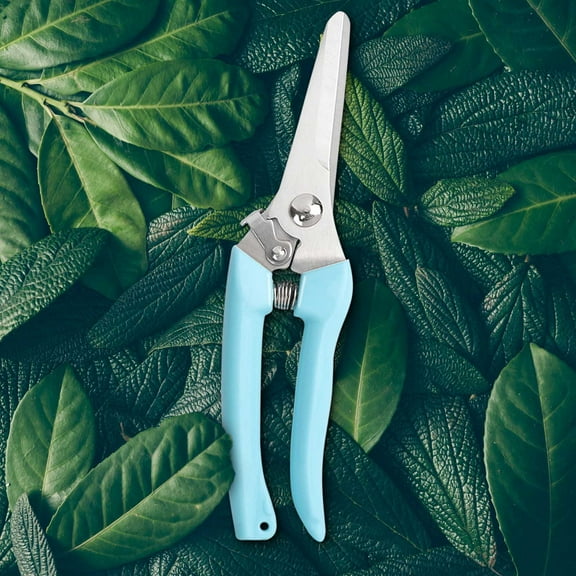 Multifunction Stainless Steel Tree Pruning Scissors, High Carbon Steel Blades, Curved & Straight Scissor Set with Safety Lock, Non-slip Ergonomic Handle for Fruit Trees, Garden Maintenance &