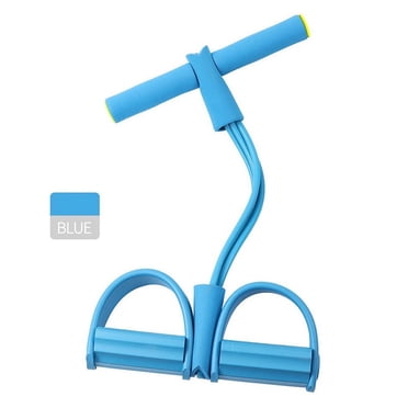 Multifunctional Pedal Puller Resistance Rope Tension Rope 6-Tube Elastic Yoga Pedal Puller Resistance Band For Arm Leg Exercise Bands Basic Model Blue 4-tube | Buy Now With Express International Delivery