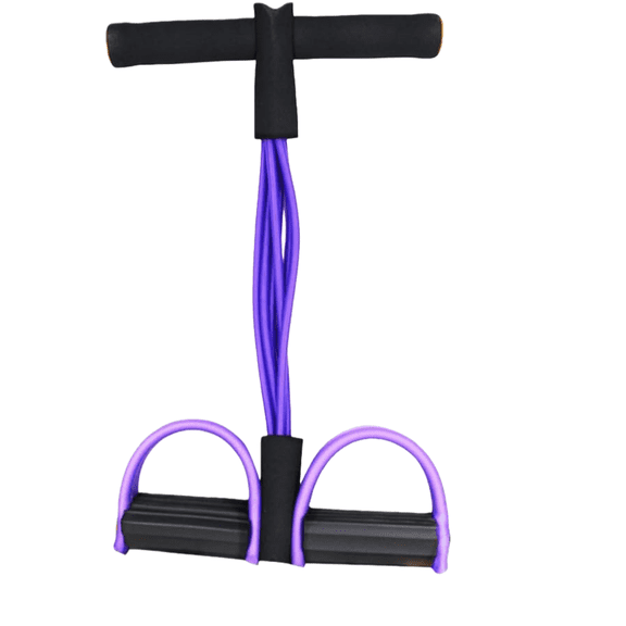 Multifunction Tension Rope 6 Tube Elastic Yoga Pedal Puller Resistance Band Natural Latex Tension Rope Fitness For Abdomen/Waist/Arm/Leg Stretching Slimming Training