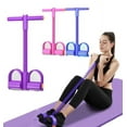 thumbnail image 1 of Multifunction Tension Rope, 6-Tube Elastic Yoga Pedal Puller Resistance Band, for Waist/Leg Stretching Slimming Training, 1 of 8