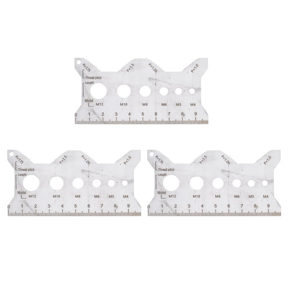 Thread Measurement Calipers Multifunction Thread Pitches Calipers Double Engraved Scale Corrosions ...
