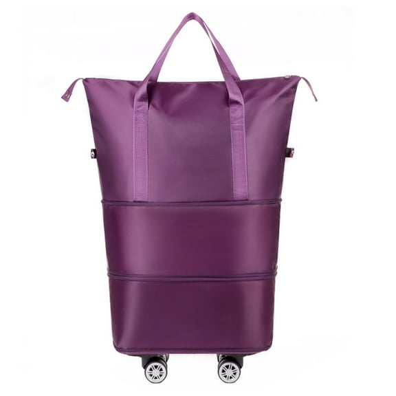 Multifunction Travel Trolley Bag Large Capacity Roller Luggage Bag with Pulley Systems Wheeled Suitcase Bag