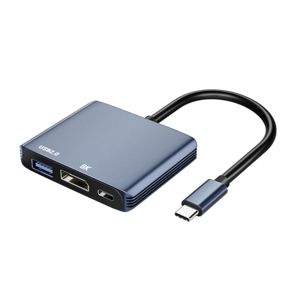 Multifunction USB C Hubs Supporting 8K via DisplayPort 1.4 and 4K HDTV with PD100W Fast Charging and Data Transfer