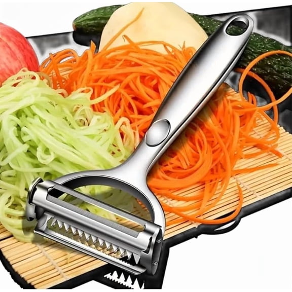 Multifunction Vegetable Peeler Julienne Peeler for Kitchen (2-in-1 peeler)