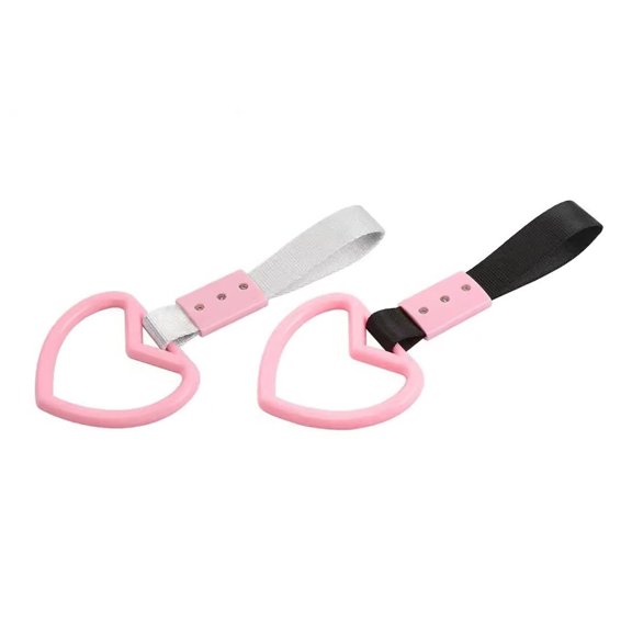 Multifunction Vehicle Safety Loop ABS Heart Racing Tow Strap Drift Charm Strap For Rear End Protections