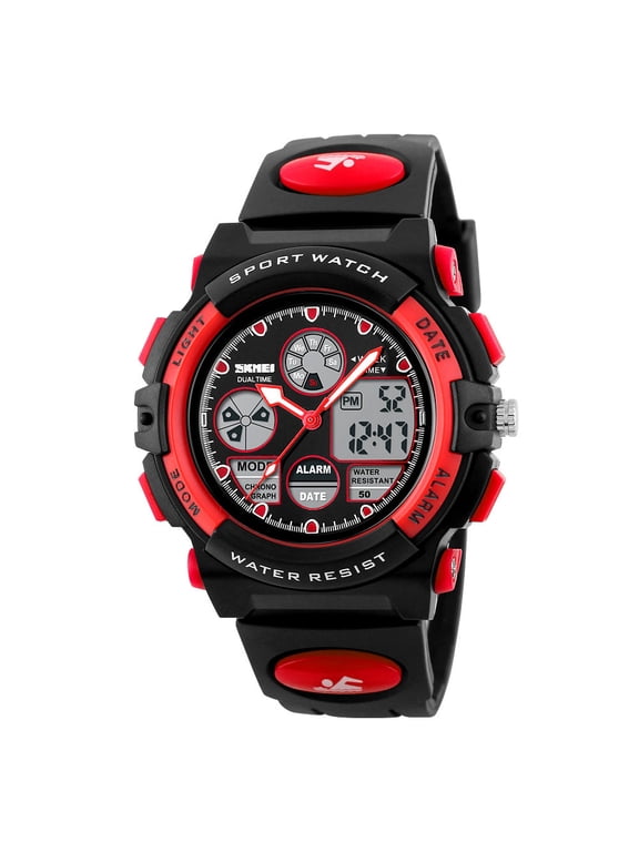 Multifunction Waterproof Digital Sports Watch with Alarm, Chronograph, Backlight & Date for Outdoor Exercise, Running & Daily Use