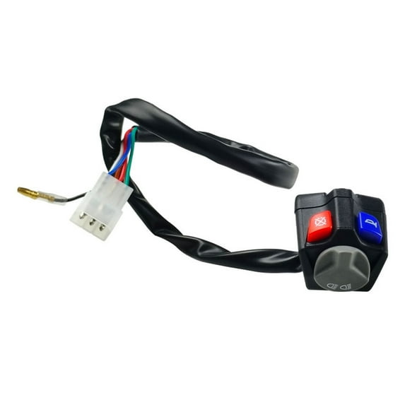 Lightweight Universal Motorcycle Handlebar Mounted Headlight Horn Button for EC250-300 EC250F/350F Safe Commuting