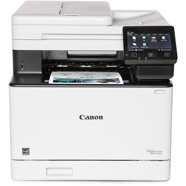 Canon White Multifunction Wireless Laser Printer with Touchscreen
