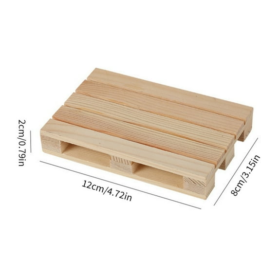 Multifunction Wooden Pallet,Solid Color Beverage Coasters For Hot And Cold Drinks,Heat Insulation Wood Pallet Pot Cushion Crafts Ornament for Table Living room Kitchen Home Decor