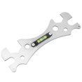 Multifunction Wrench Level Tool Hex Screw Removal Spanner for Bathroom