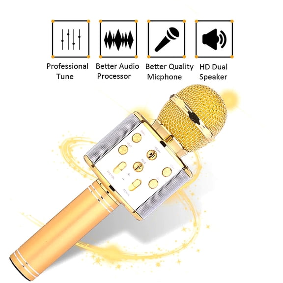 Multifunction microphone,Ktv Player Professional Bt Lt 4 Red Bt Portable Android/ios/pc Handheld Rose Ktv Rose Led Year Old Ktv Handheld Led Lt Bt Ktv 1 Portable Rose Red Bt Buzhi Portable