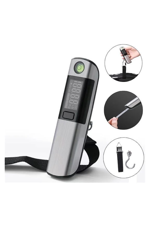 Multifunctional 110lb/50kg Digital LED Display Screen Portable Scale Electronic Luggage Hanging Suitcase Travel Weight