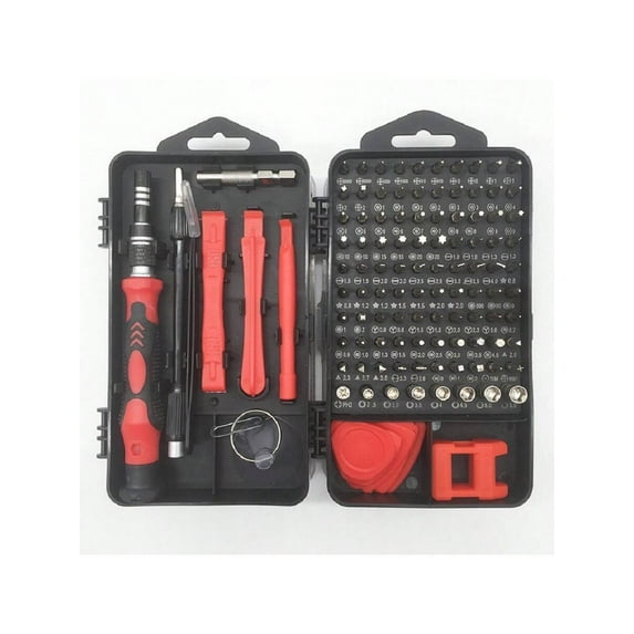 Multifunctional 115 In 1 Screwdriver Set Precision Screwdriver Set Chrome Vanadium Steel Magnetic Repair Tool Kit Combination Kit Black 1 Set, Tools For Men