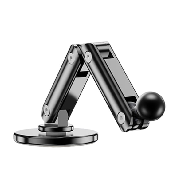 Multifunctional 17mm Base Aluminum Alloy Adhesive Mount Support Suitable for Car Phone Holders & Navigation Systems
