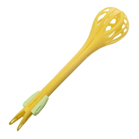 Multifunctional 2-in-1 Handheld Egg Beater and Food Clip Cooking Mixer Whisk for Baking Mixing and Barbecue