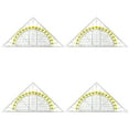 thumbnail image 1 of Multifunctional 2-in-1 Set Square Math Protractor Geometry Measuring Tool, 1 of 12