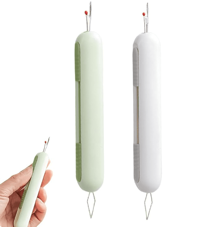 Multifunctional 2-in-1 Sewing Tool - Combines Needle Threader & Seam ...