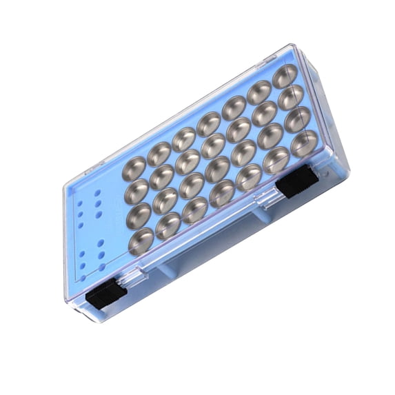 Multifunctional 28-Plate Paint Mixing Palette Set Sturdy Metal Construction, Convenient Brush Slots Storage