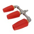 Multifunctional 3 Head Power Washer Fittings Weather Resistant Garage ...