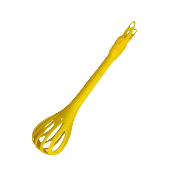 Multifunctional 3-in-1 Egg Beater, Food Tongs, and Noodle, Manual Baking Tool with Non-Slip Claws, Heat-Resistant Mixing Stick for Kitchen and Cooking Tasks