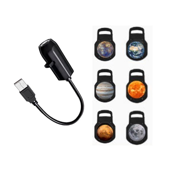Multifunctional 360 Rotating Star Projector Lamp, Space Themed Night Light for Bedroom Ceiling & Wall Atmospheres