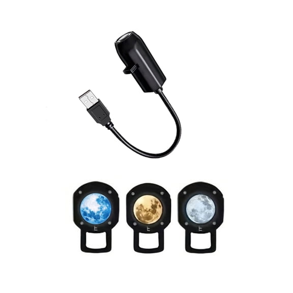 Multifunctional 360 Rotating Star Projector Lamp, Space Themed Night Light for Bedroom Ceiling & Wall Atmospheres