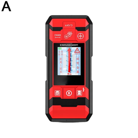 Multifunctional 4-in-1 Wall Scanning Set, HD Lcd Display, Accurate Inspection, Positioning, Stud and Center Fi