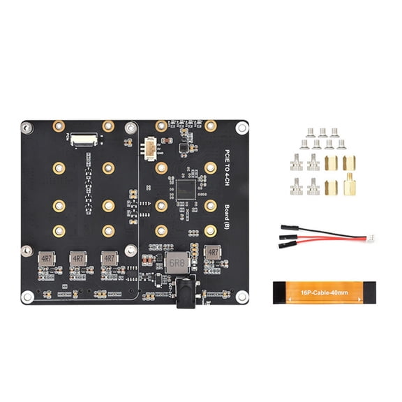 Multifunctional 4CH NVMe Hard Drives to PCIE Hard Drives Converters Reader Data Transfer Expansion Card for 2280/2260