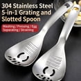 thumbnail image 1 of Multifunctional 5-in-1 Cooking Spoon,Stainless Steel Kitchen Tool for Potato Masher, Egg Separator, Bottle Opener and Mixing Stirrer, 1 of 7