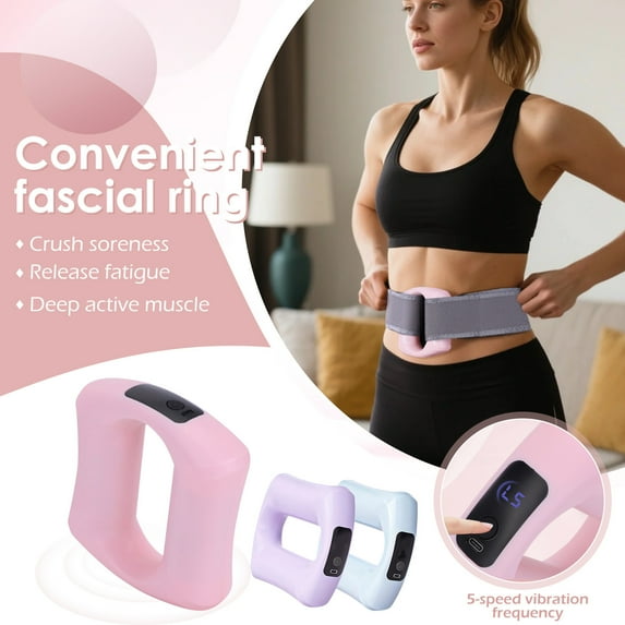 Multifunctional 6-In-1 Body Massager & Body Contouring Set With Vibration Technology, Vibration Massager For Waist, Shoulder, Leg, Arm Relaxation & Fat Reduction, Includes 1