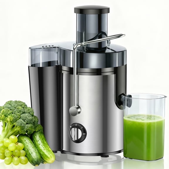 Multifunctional 600W Juicer Extractor & Food Processor, 3-Inch Wide Mouth, Blender 3-in-1 for Fruits & Vegetables, High Juice Yield, Fast Juicing, Detachable & Easy to Clean