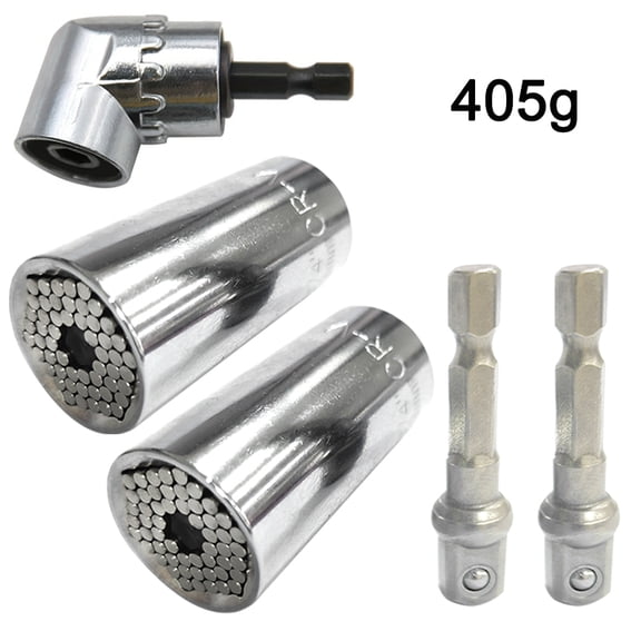Multifunctional 7 to 19mm Magic Socket Multi Purpose Wrench Extension Rod Electric Hand Drill Screw Tool Set