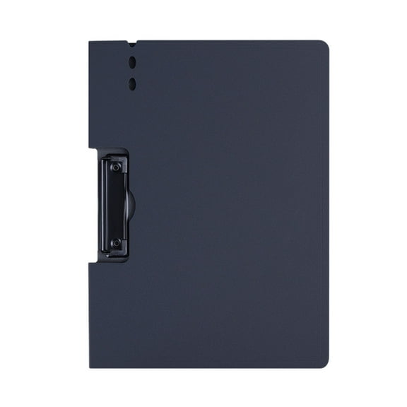 Multifunctional A4 Clipboard Folder, Portable Document Organizer with Writing Surface, Clipboard Folder, Folding Clipboard with Cover, For Office Document Clipboard Folder-(9.25*12.59inches,Black)