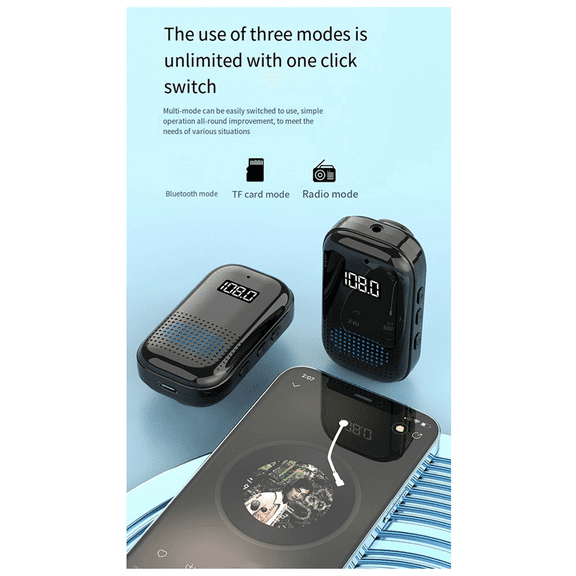 Multifunctional AUX Bluetooth Receiver Wireless Receiver Three-In-One HIFI Sound Quality Noise Reduction Microphone