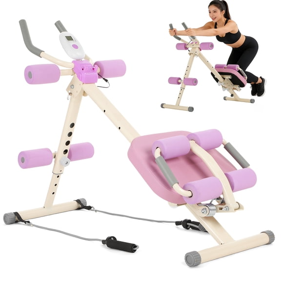 Multifunctional Ab Machine, Crunch & Sit-Up Core Trainer for Stomach & Ab Workout