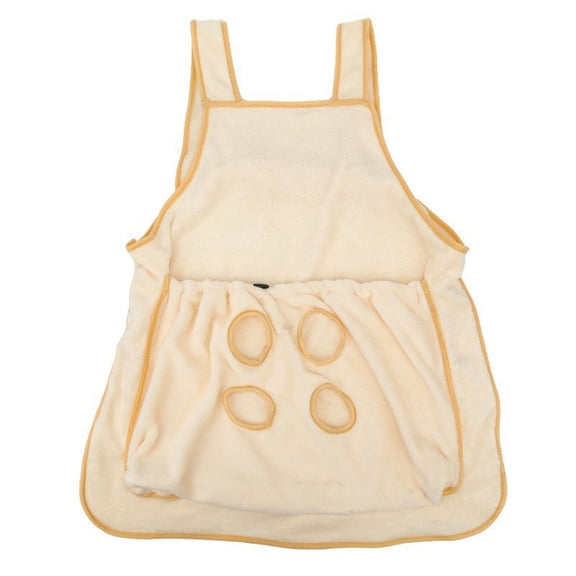 Multifunctional Adjustable Cat Sling Apron Soft Flannel Pet Wrap for Secure Nail Trimming Cozy Sleeping and Calming Petting