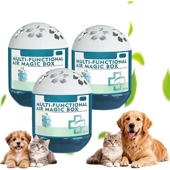 Multifunctional Air Magic Box, Passive Air Purifier Dust Remover, Indoor Air Cleaner Box for Home, Car and Pet Odor Removal