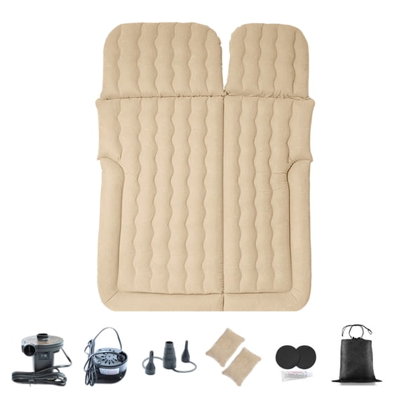 Multifunctional Air Mattress Inflatable Bed for Car SUV Travel Bed Camping Mattress with 2 Pillows and Pumps