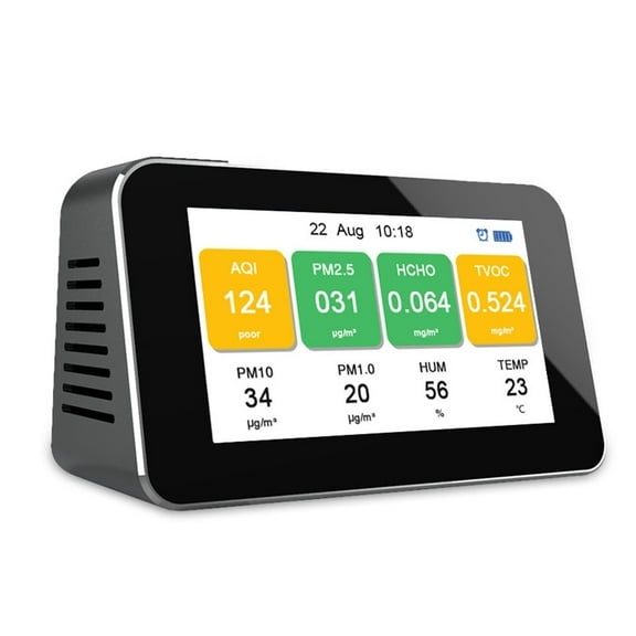 Multifunctional Air Quality Detector Detects Dust PM2.5 Formaldehyde HCHO TVOC English Version