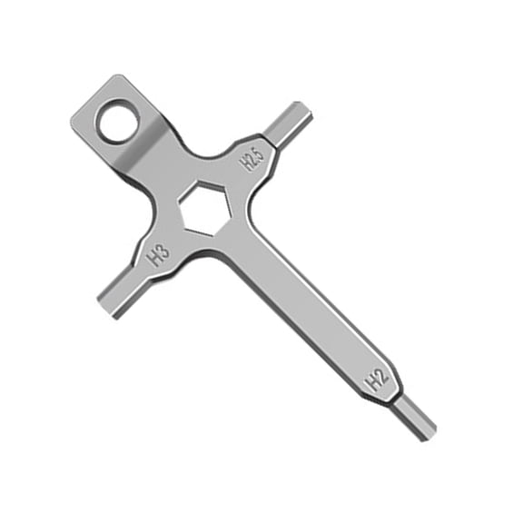 Multifunctional Allen Key 3mm 4mm 3/16inch Slotted Screwdriver Hex Spanner