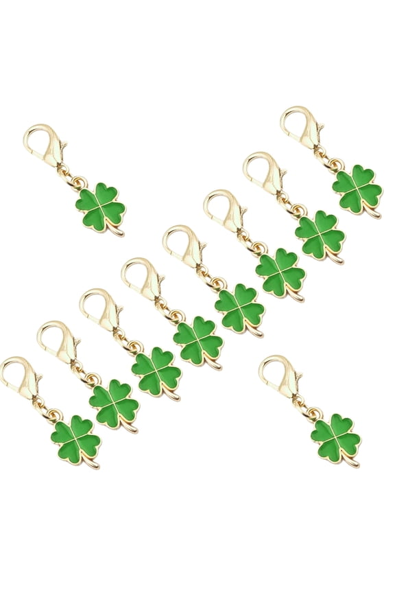 Multifunctional Alloy Clovers Pendant for Keychain Purse Decoration Representing