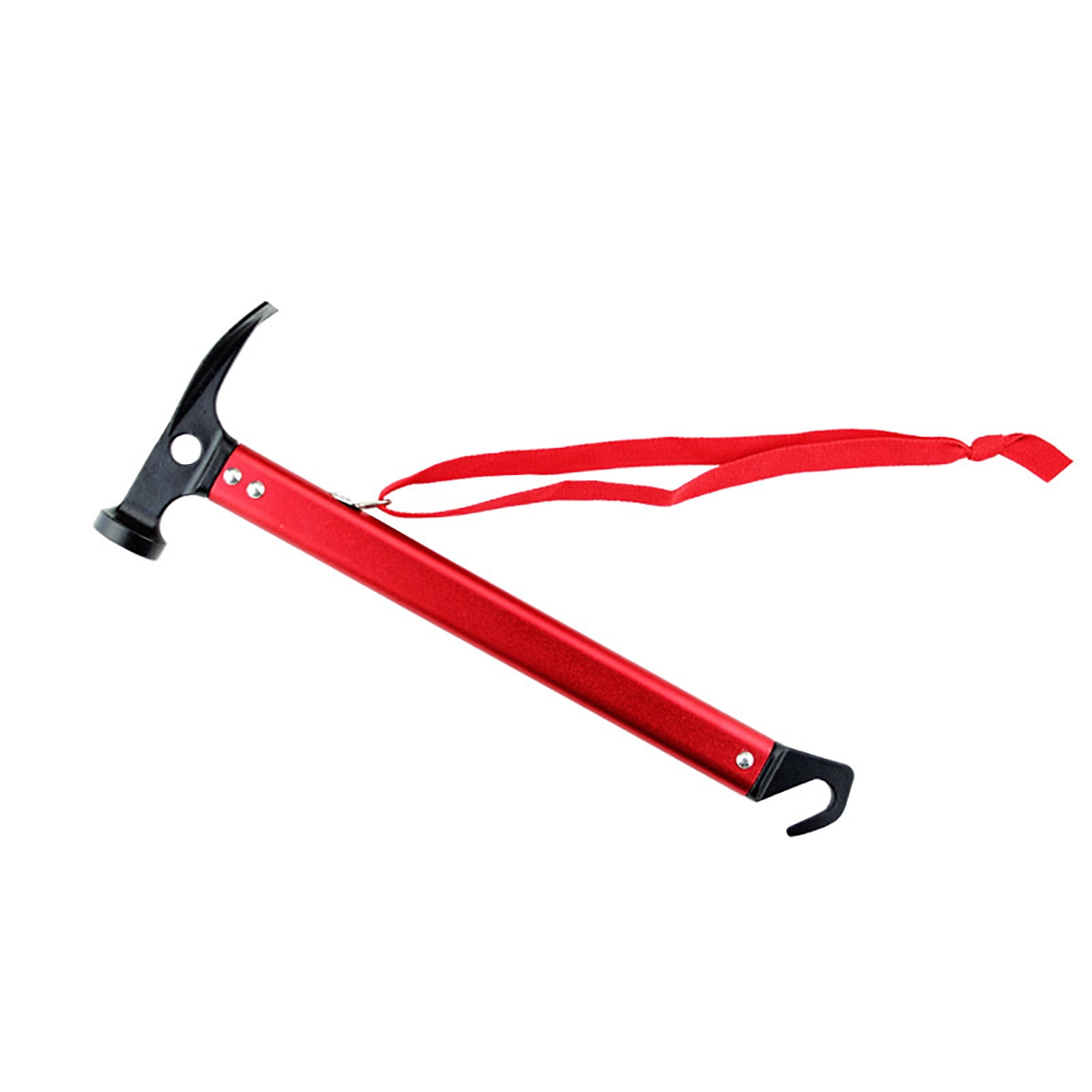 Multifunctional Aluminum Alloy Camping Hammer | Tent Stake Mallet & Nail Puller | High-Strength Carbon Steel Head | Rust-Proof | 31cm (12.2in) | For - View #8