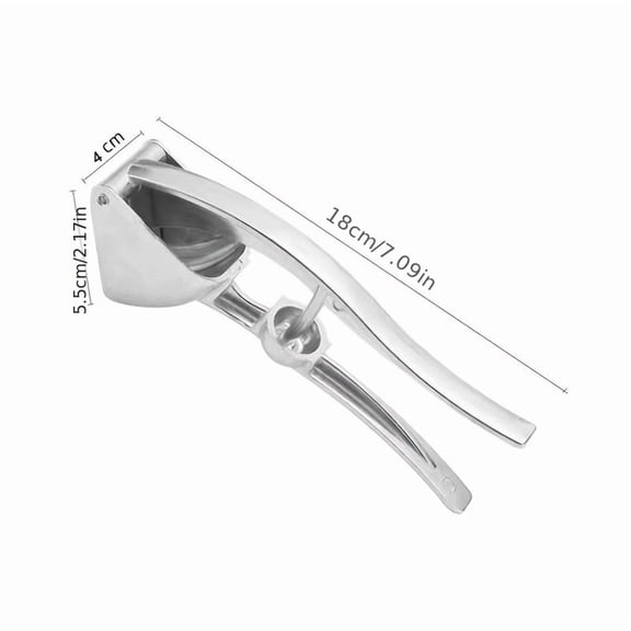 Multifunctional Aluminum Alloy Garlic Press - Effortless Hand-Pressed Tool for Mashing Garlic and Spices