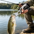 thumbnail image 1 of Multifunctional Aluminum Fish Lip Gripper with Built-in Scale, Heavy Duty Fishing Grabber Tool for Freshwater & Saltwater Fishing (Grey), 1 of 4