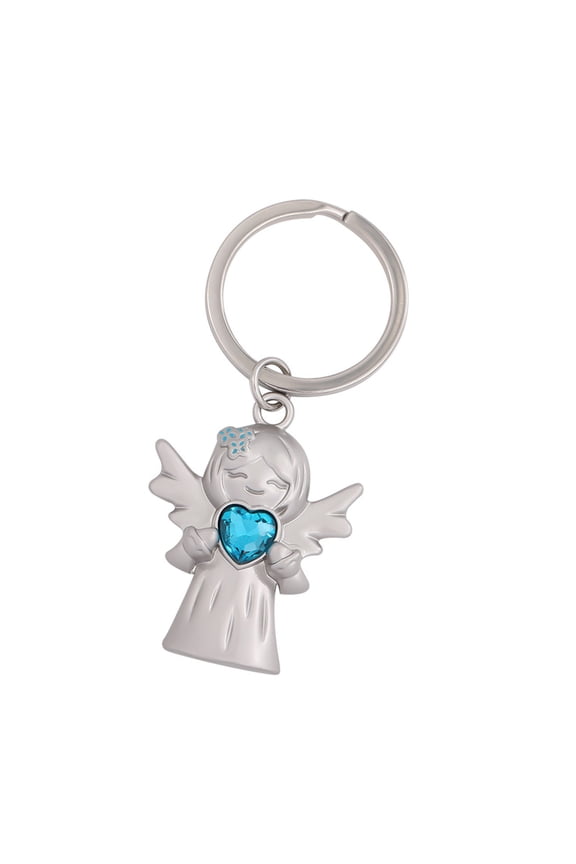 Multifunctional Angel Heart Keychain For Bag Phone Keyring Sturdy Alloy Expressing Protective