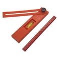 thumbnail image 1 of Multifunctional Angles Ruler Integrated Bubble Levels Foldable Depth Measuring Ruler For Precise Woodcraft Measurement, 1 of 8
