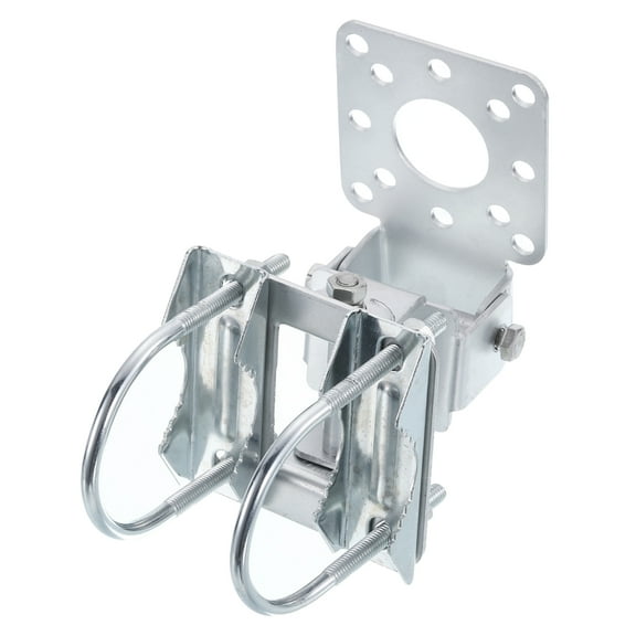 Multifunctional Antenna Mast Clamp, V Jaw Block with U-bolts Mounting Bracket 1 Pack