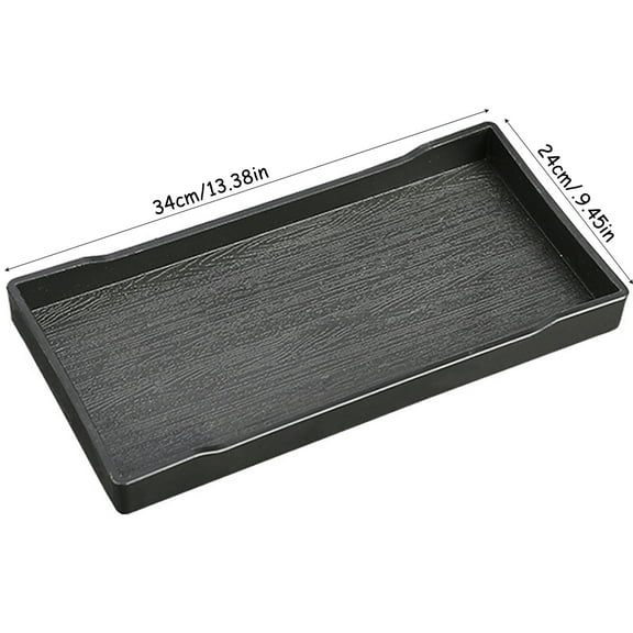 Multifunctional Antislip Rectangular Plastic Tray for Serving Food, Drinks, and Decor - Ideal for Home, Hotels, and Events