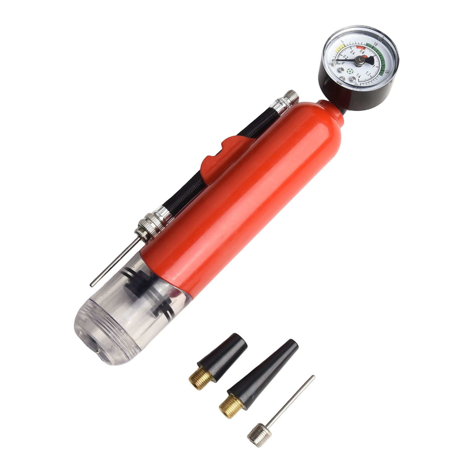 Large Object Inflator Multifunctional Ball Inflator With Air Pressure Gauge Portable Balloon ...